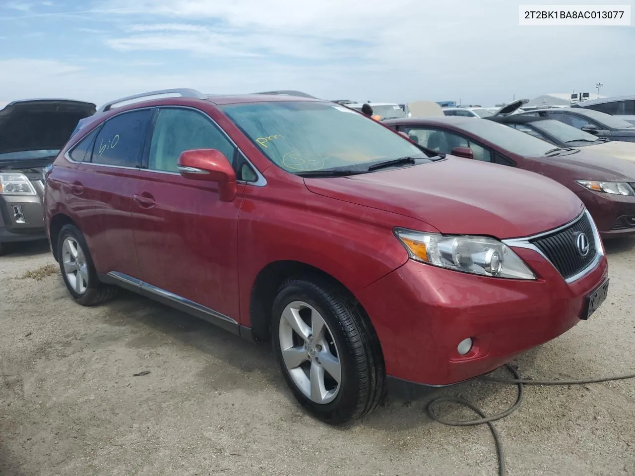 2010 Lexus Rx 350 VIN: 2T2BK1BA8AC013077 Lot: 74719144