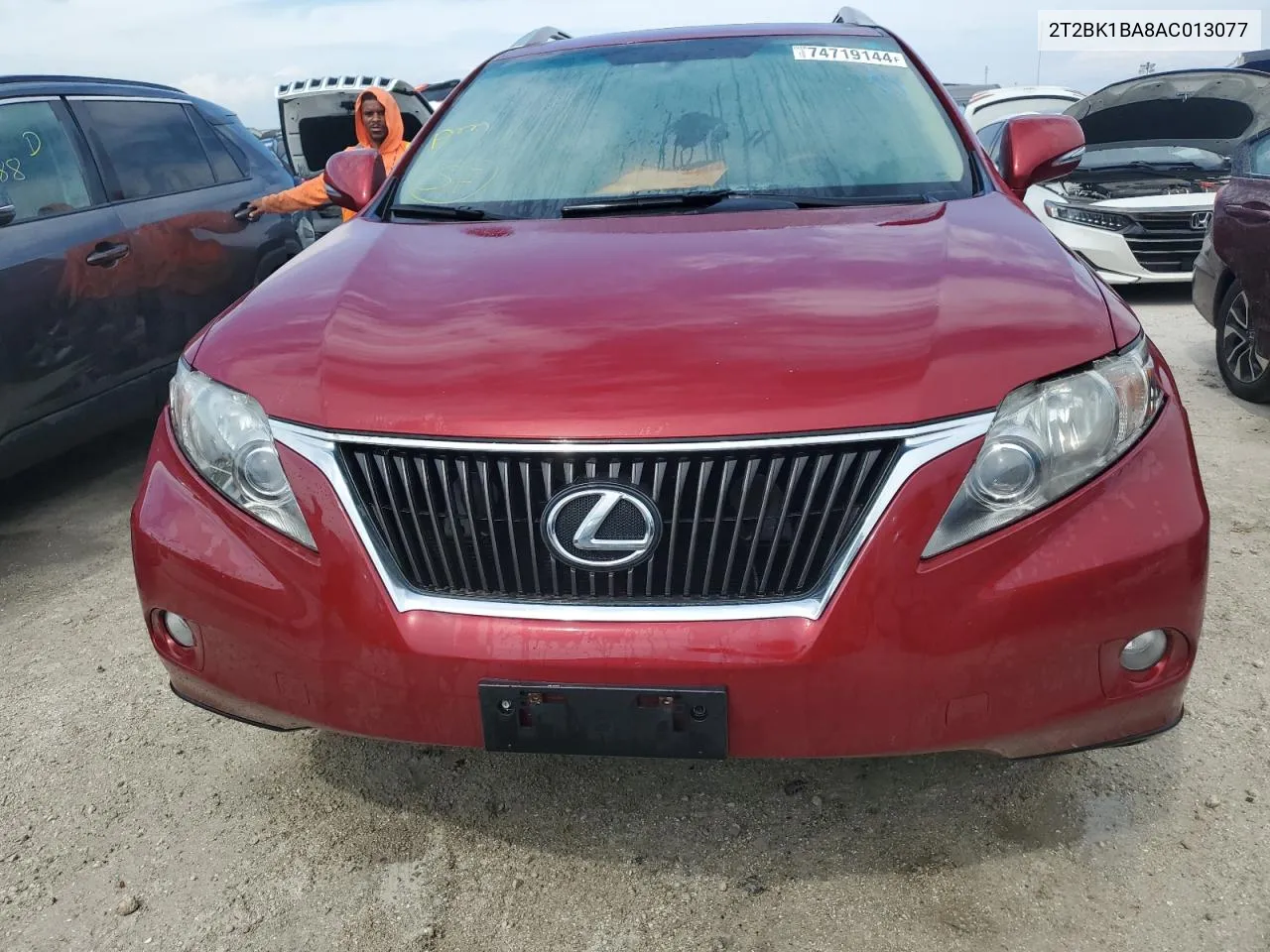 2010 Lexus Rx 350 VIN: 2T2BK1BA8AC013077 Lot: 74719144