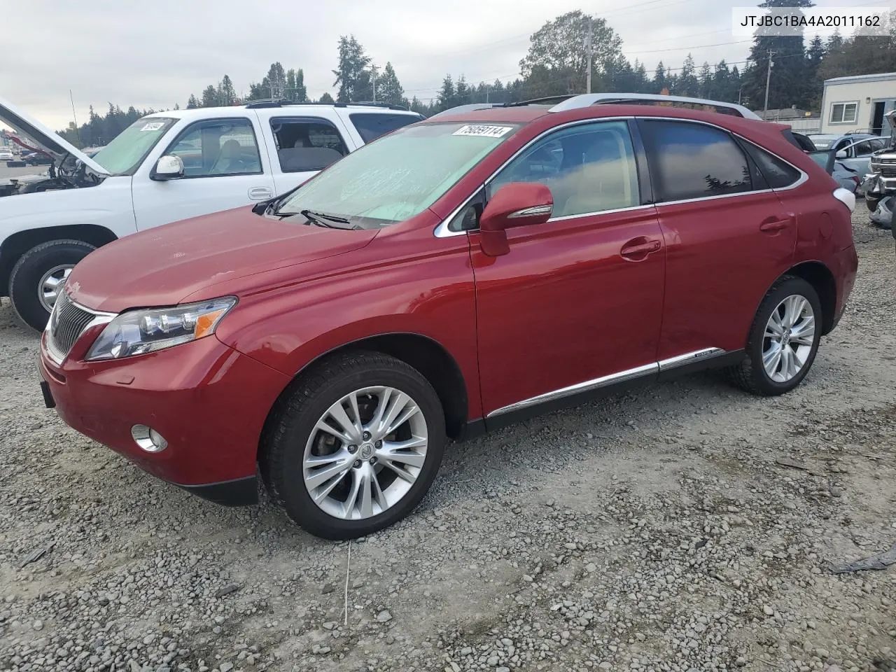 2010 Lexus Rx 450H VIN: JTJBC1BA4A2011162 Lot: 75059114