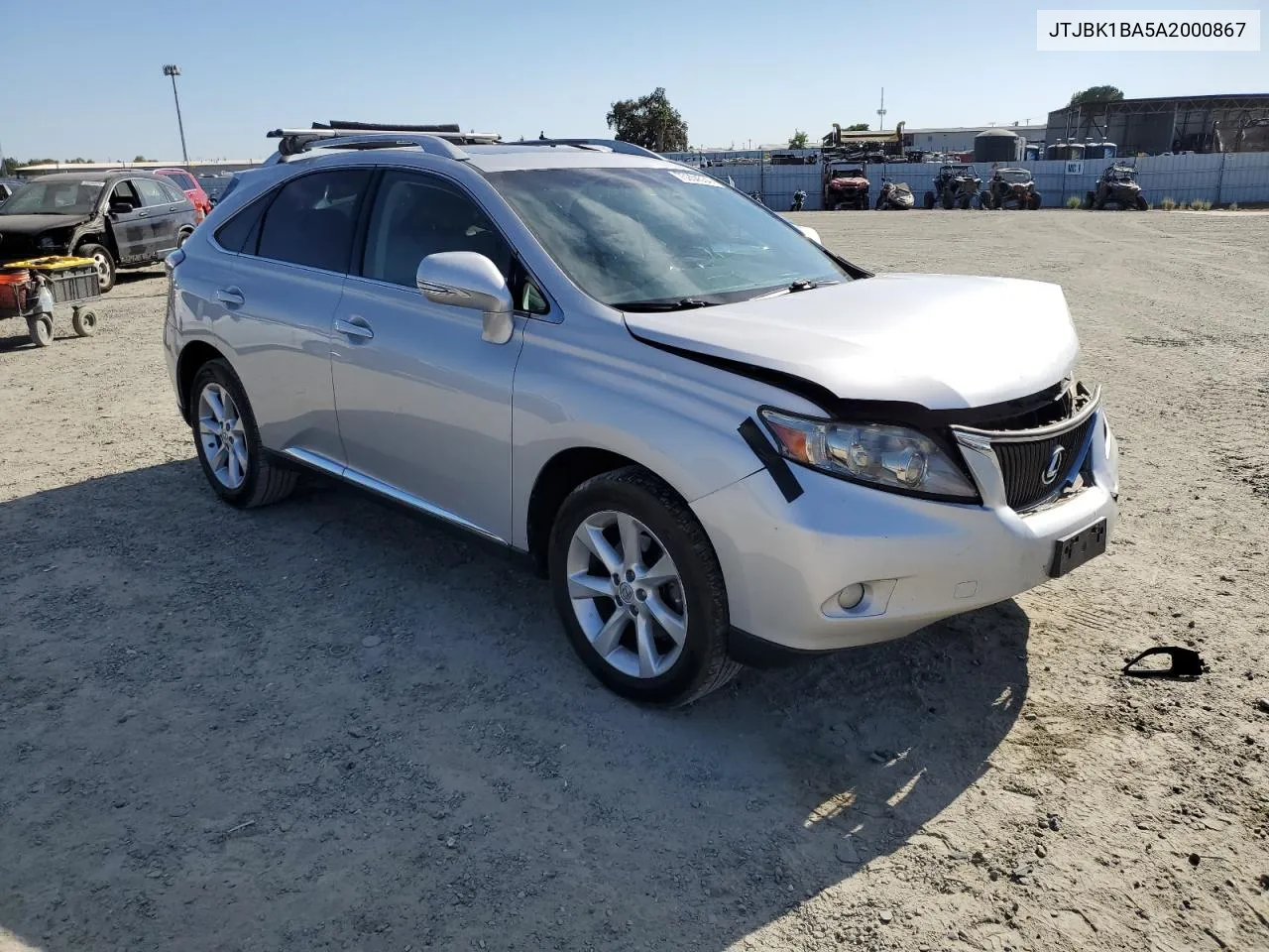 2010 Lexus Rx 350 VIN: JTJBK1BA5A2000867 Lot: 75204534