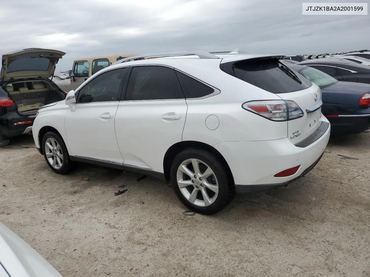 2010 Lexus Rx 350 VIN: JTJZK1BA2A2001599 Lot: 75412314