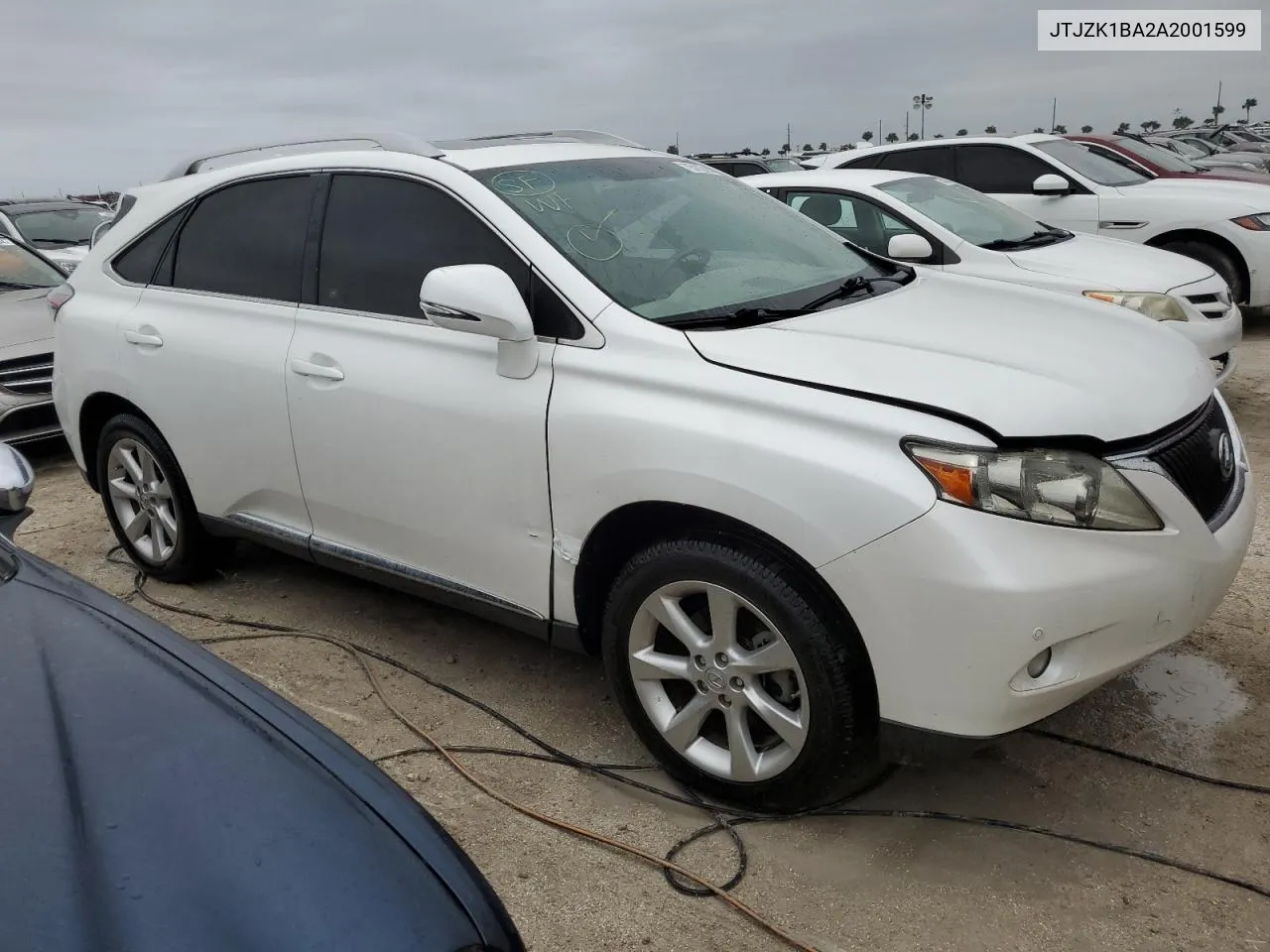 2010 Lexus Rx 350 VIN: JTJZK1BA2A2001599 Lot: 75412314