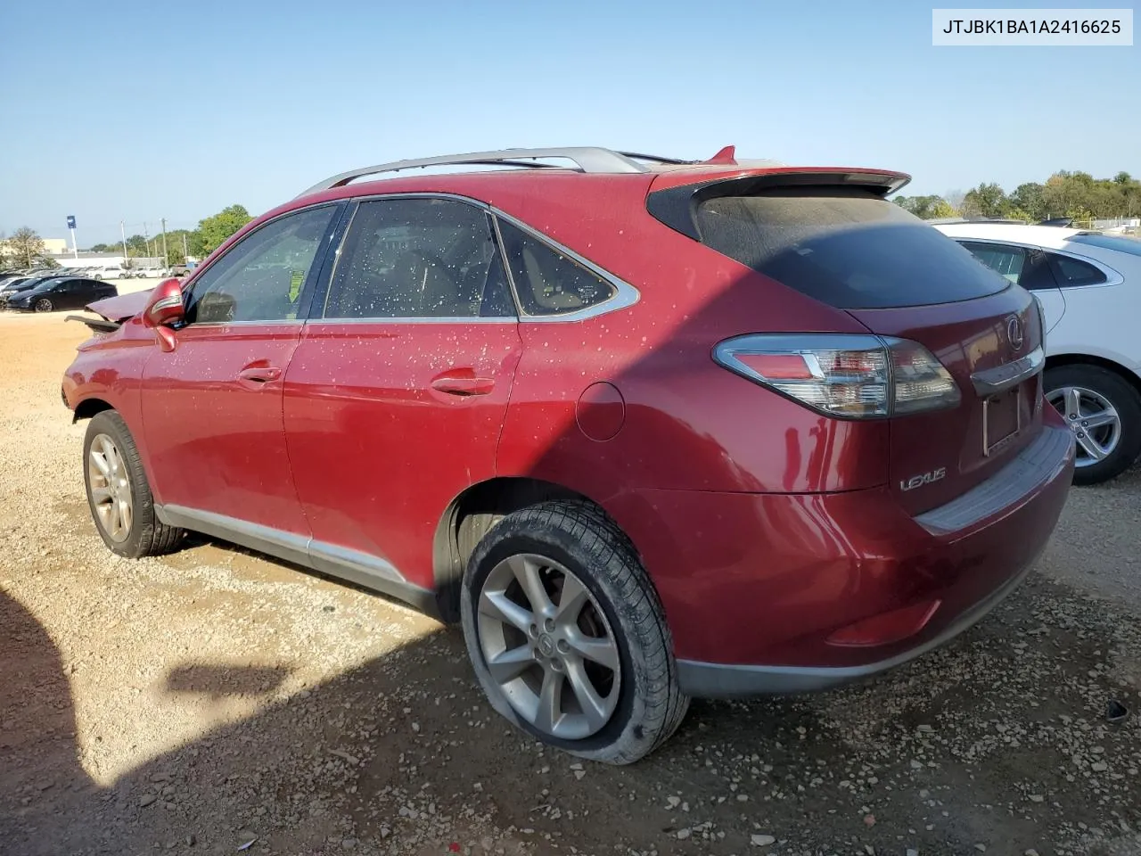 2010 Lexus Rx 350 VIN: JTJBK1BA1A2416625 Lot: 75467054