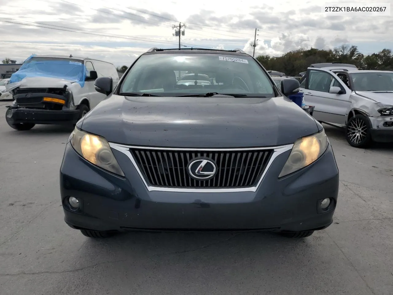 2010 Lexus Rx 350 VIN: 2T2ZK1BA6AC020267 Lot: 75705284