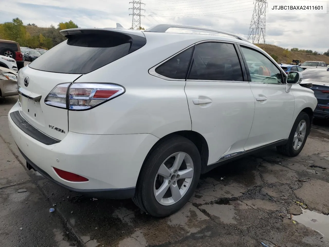 2010 Lexus Rx 450H VIN: JTJBC1BAXA2411601 Lot: 75714084