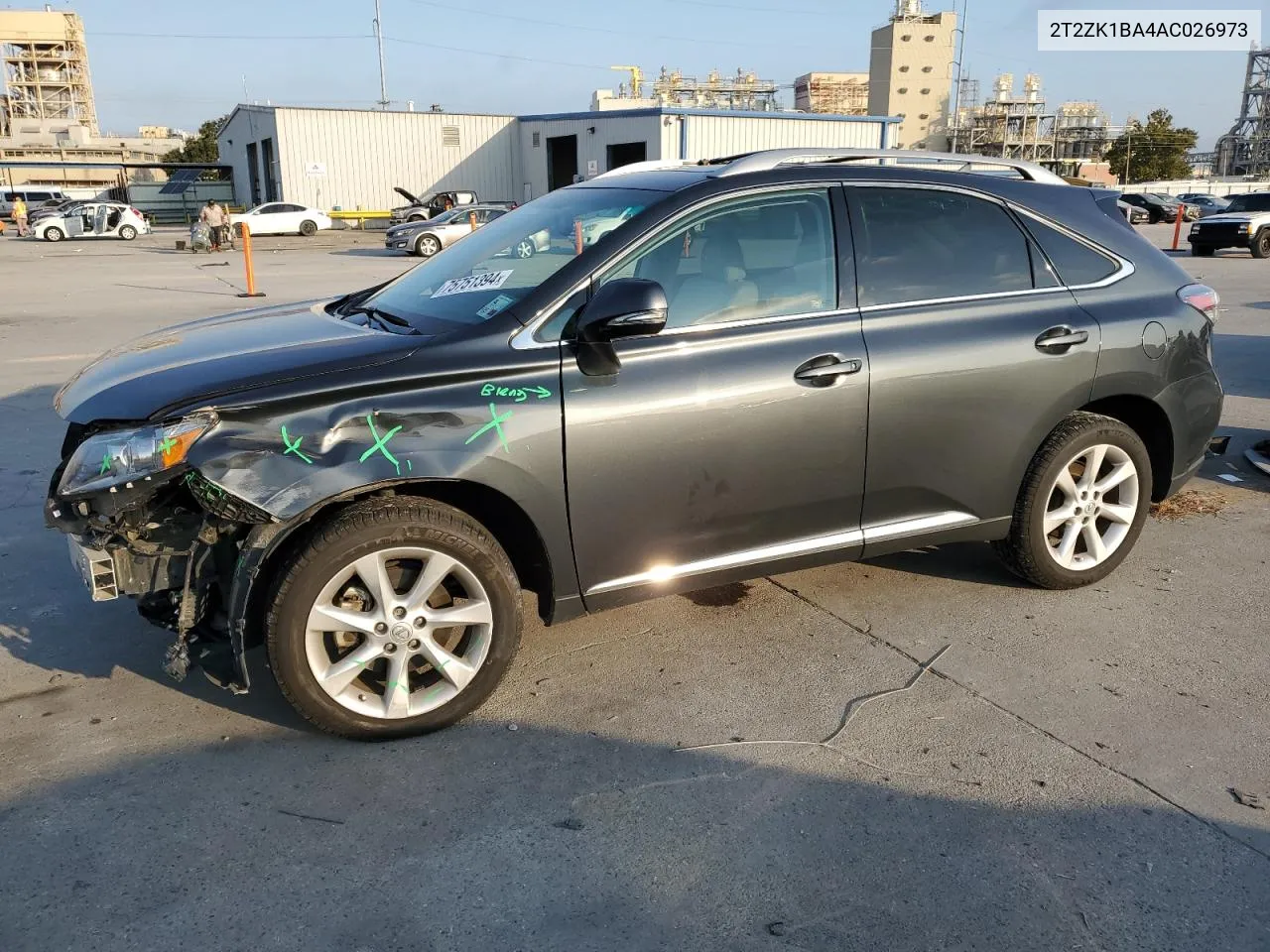 2010 Lexus Rx 350 VIN: 2T2ZK1BA4AC026973 Lot: 75751394