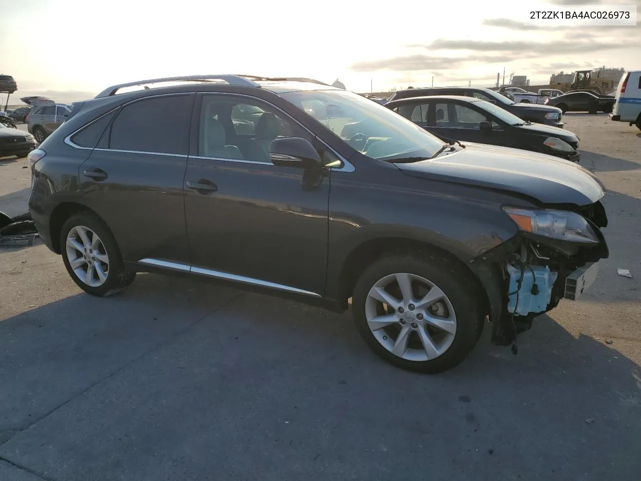 2010 Lexus Rx 350 VIN: 2T2ZK1BA4AC026973 Lot: 75751394