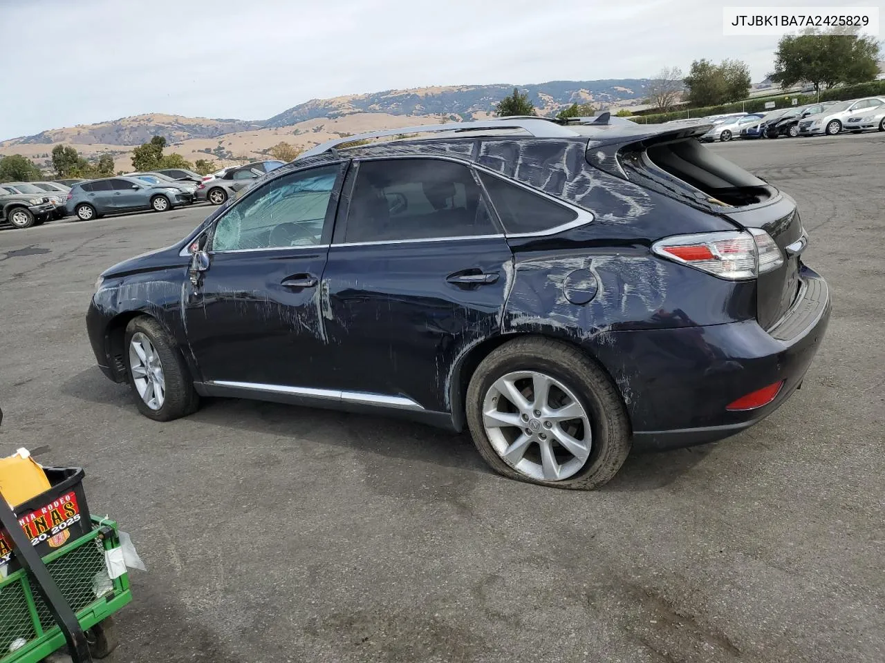 2010 Lexus Rx 350 VIN: JTJBK1BA7A2425829 Lot: 75850534