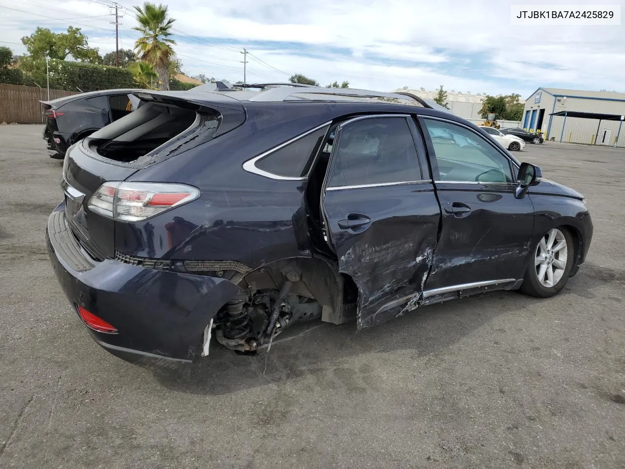 2010 Lexus Rx 350 VIN: JTJBK1BA7A2425829 Lot: 75850534