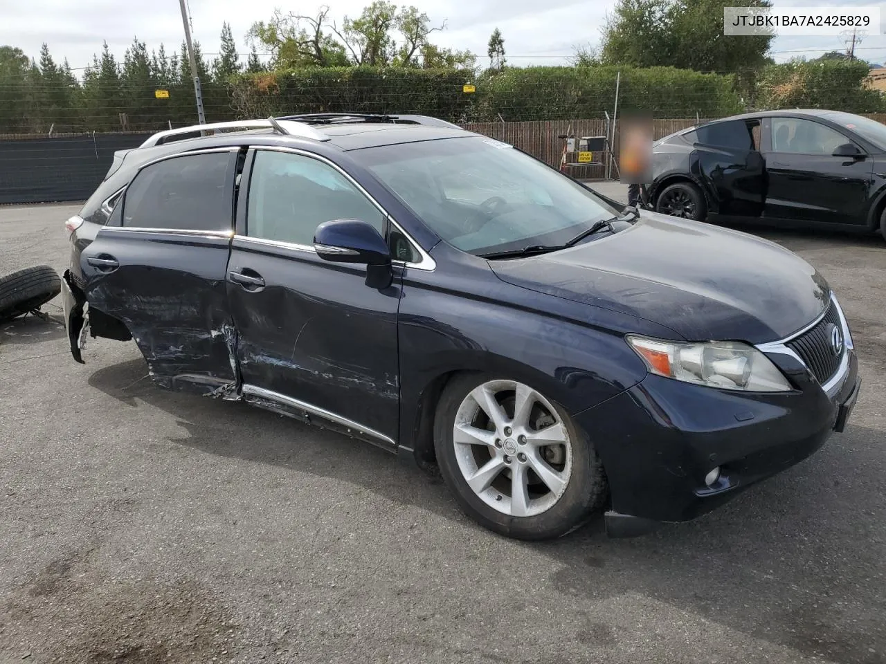 2010 Lexus Rx 350 VIN: JTJBK1BA7A2425829 Lot: 75850534