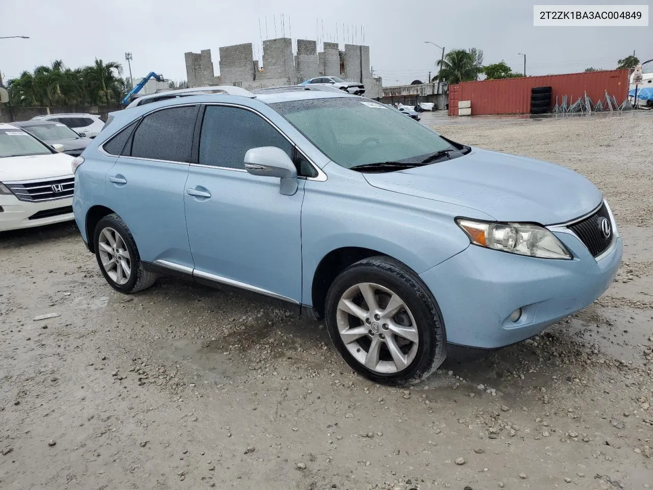 2010 Lexus Rx 350 VIN: 2T2ZK1BA3AC004849 Lot: 75901354