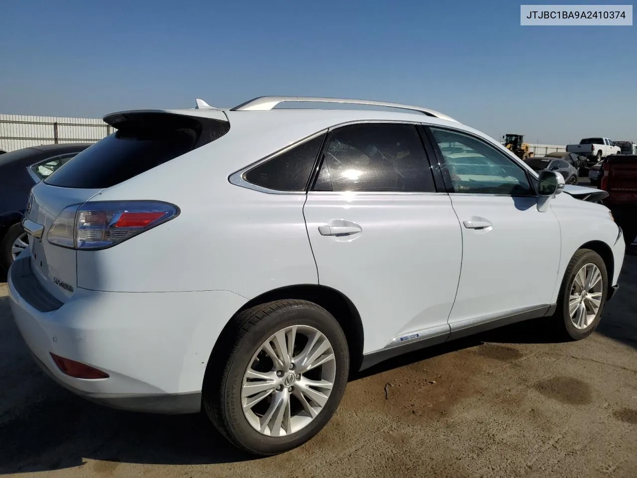 2010 Lexus Rx 450H VIN: JTJBC1BA9A2410374 Lot: 76107324