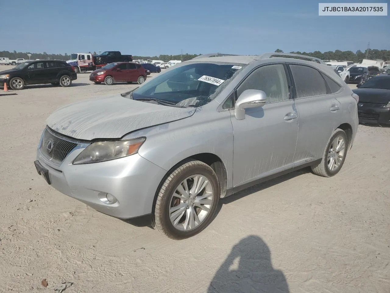 2010 Lexus Rx 450H VIN: JTJBC1BA3A2017535 Lot: 76567894