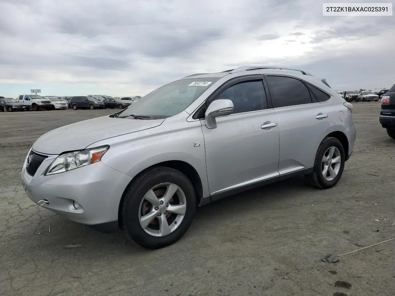 2010 Lexus Rx 350 VIN: 2T2ZK1BAXAC025391 Lot: 76602794