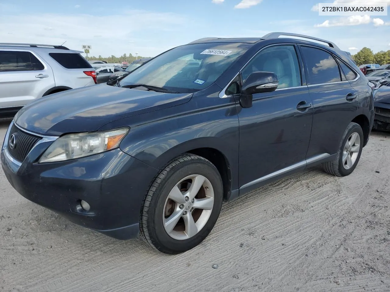 2010 Lexus Rx 350 VIN: 2T2BK1BAXAC042435 Lot: 76612564