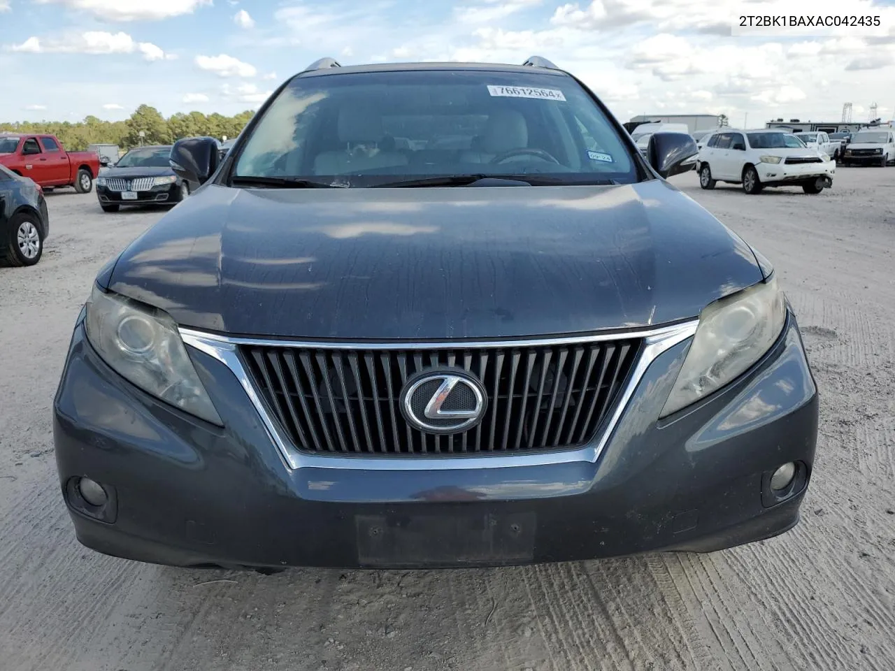 2010 Lexus Rx 350 VIN: 2T2BK1BAXAC042435 Lot: 76612564