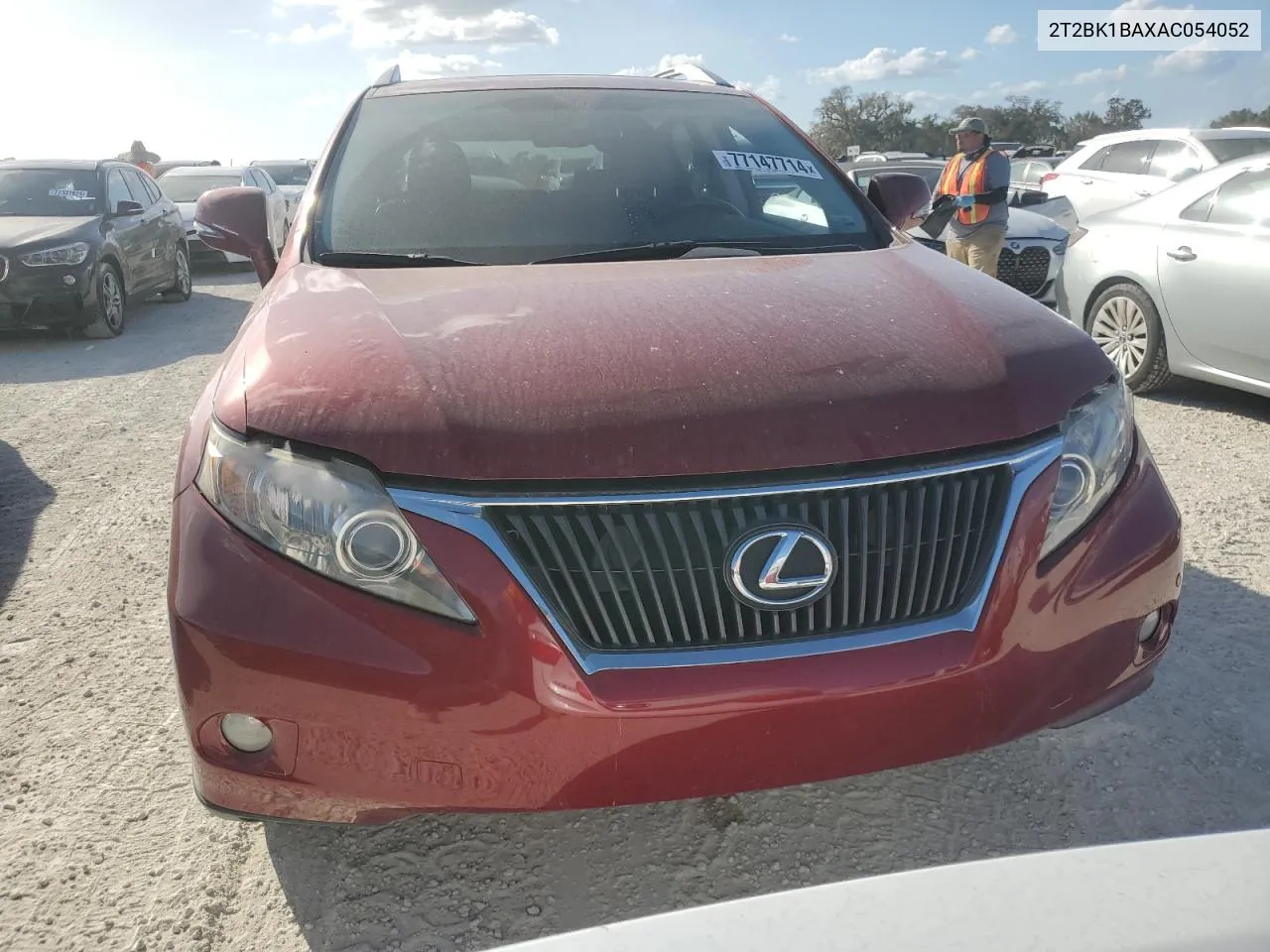 2010 Lexus Rx 350 VIN: 2T2BK1BAXAC054052 Lot: 77147714