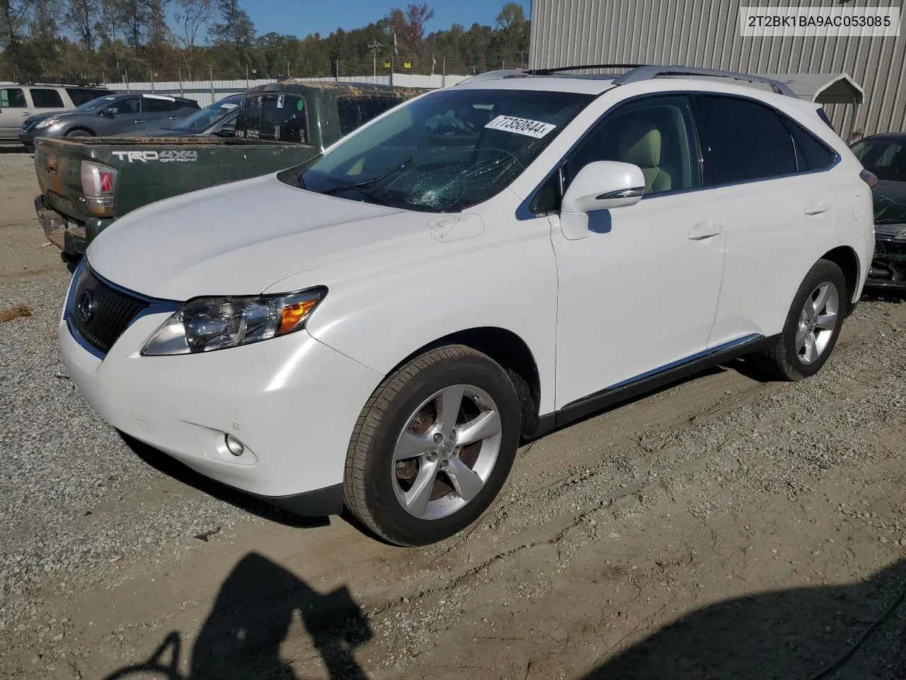 2010 Lexus Rx 350 VIN: 2T2BK1BA9AC053085 Lot: 77350844