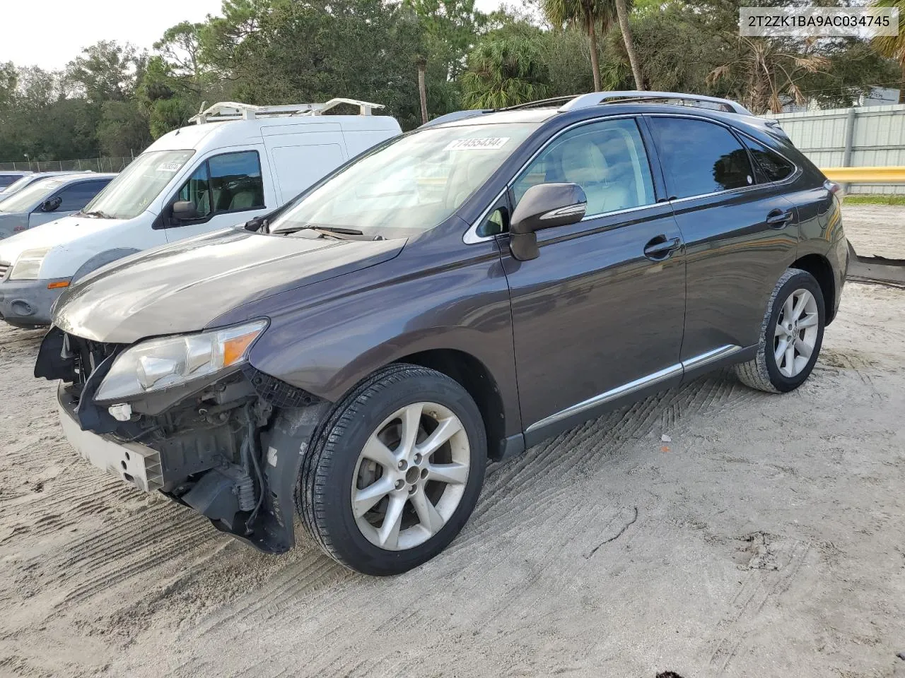 2010 Lexus Rx 350 VIN: 2T2ZK1BA9AC034745 Lot: 77455434