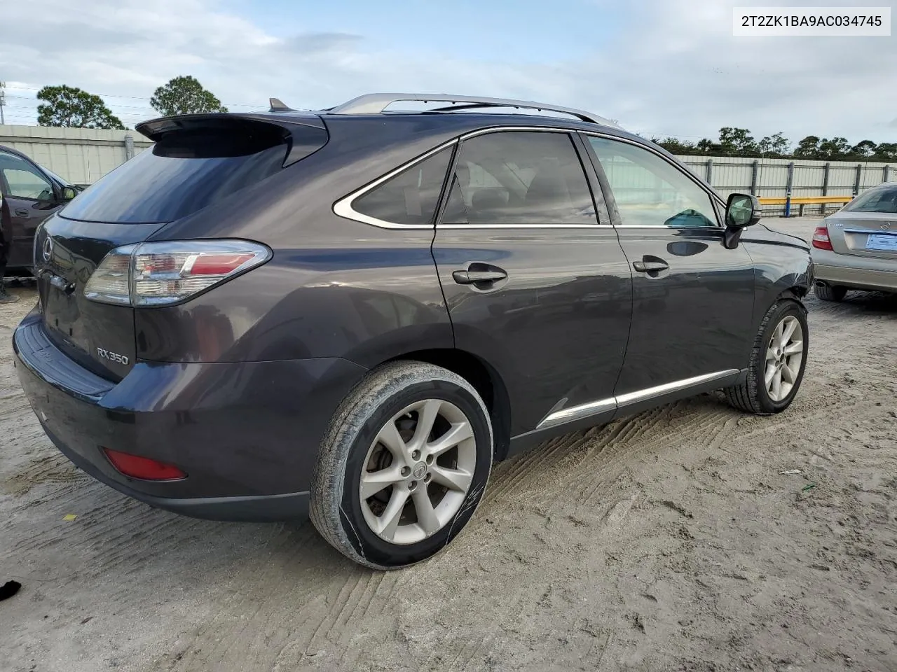 2010 Lexus Rx 350 VIN: 2T2ZK1BA9AC034745 Lot: 77455434