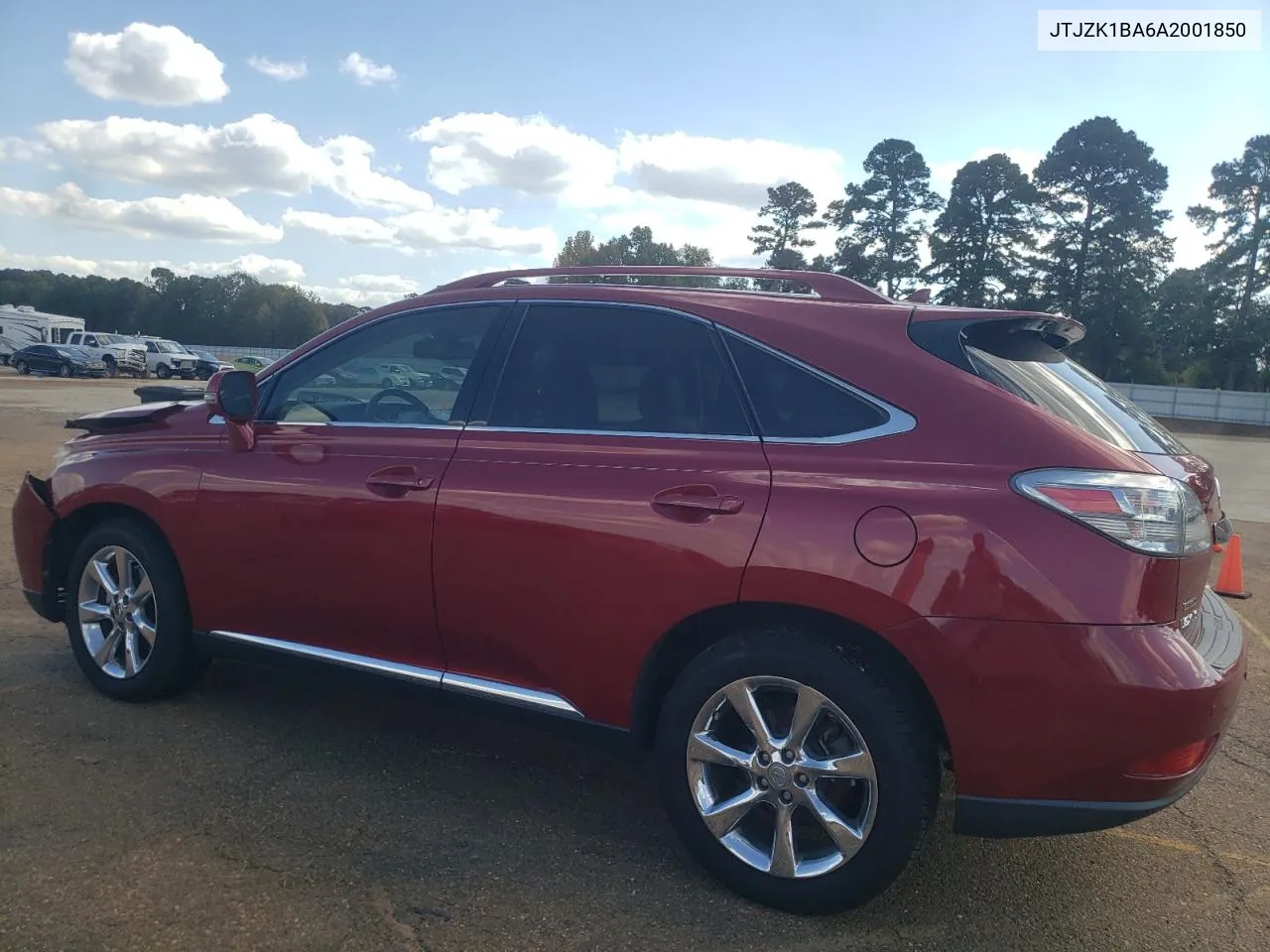 2010 Lexus Rx 350 VIN: JTJZK1BA6A2001850 Lot: 77667854