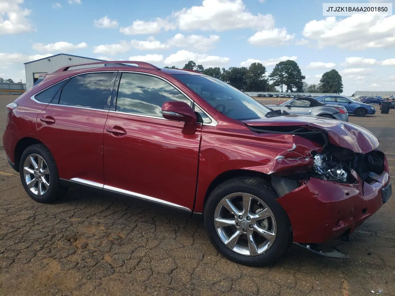 2010 Lexus Rx 350 VIN: JTJZK1BA6A2001850 Lot: 77667854