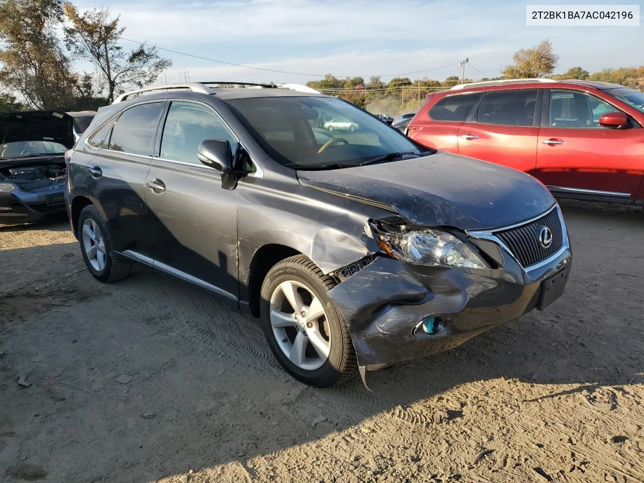 2010 Lexus Rx 350 VIN: 2T2BK1BA7AC042196 Lot: 77757504