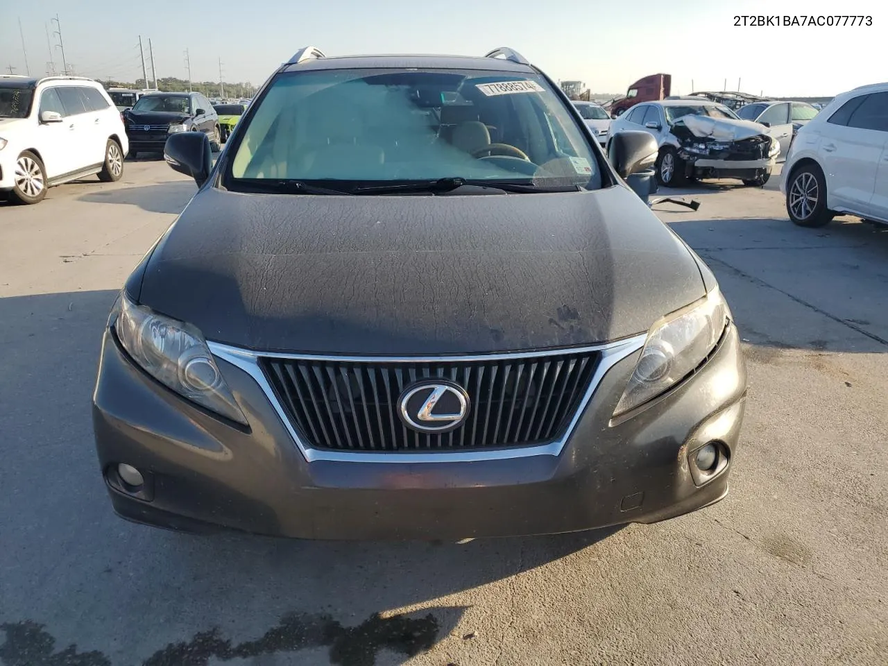 2010 Lexus Rx 350 VIN: 2T2BK1BA7AC077773 Lot: 77888574