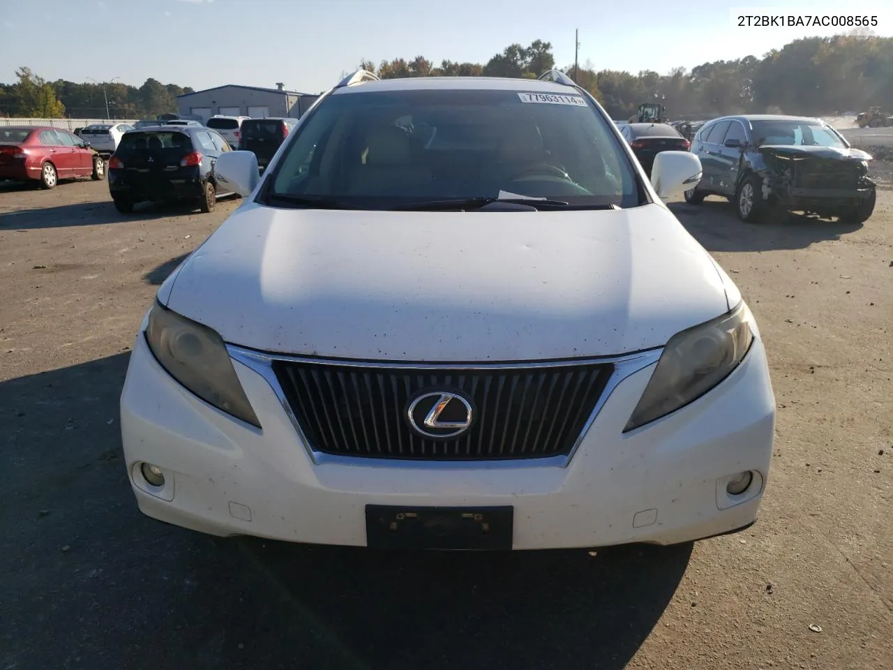 2010 Lexus Rx 350 VIN: 2T2BK1BA7AC008565 Lot: 77963114