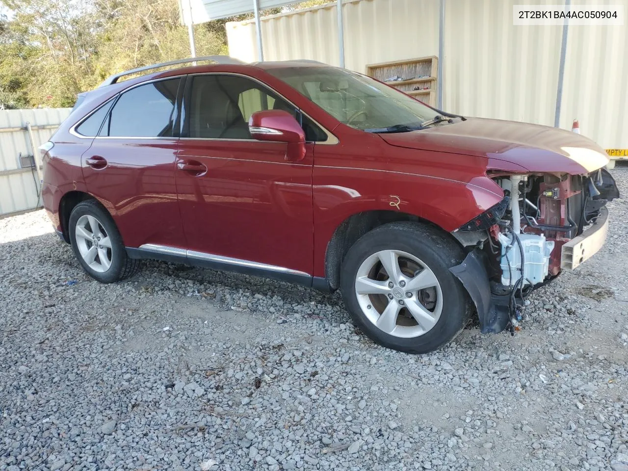 2010 Lexus Rx 350 VIN: 2T2BK1BA4AC050904 Lot: 77980814