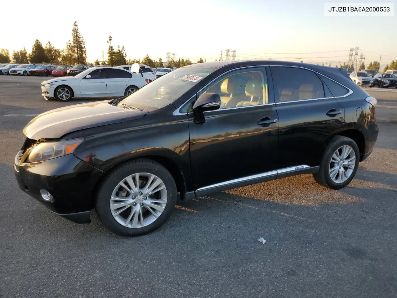 2010 Lexus Rx 450H VIN: JTJZB1BA6A2000553 Lot: 77990674