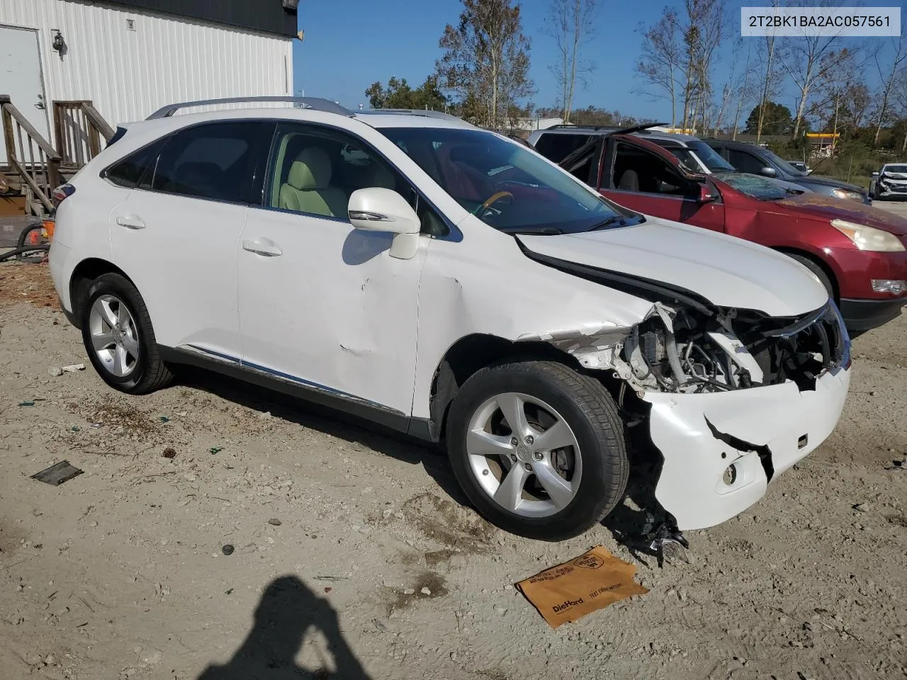 2010 Lexus Rx 350 VIN: 2T2BK1BA2AC057561 Lot: 78120894