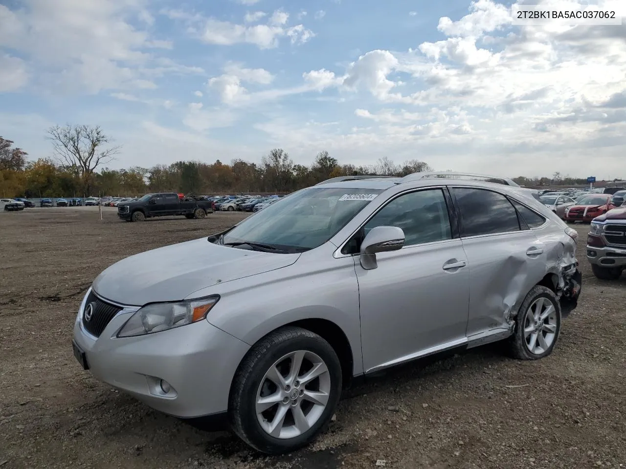 2010 Lexus Rx 350 VIN: 2T2BK1BA5AC037062 Lot: 78205604