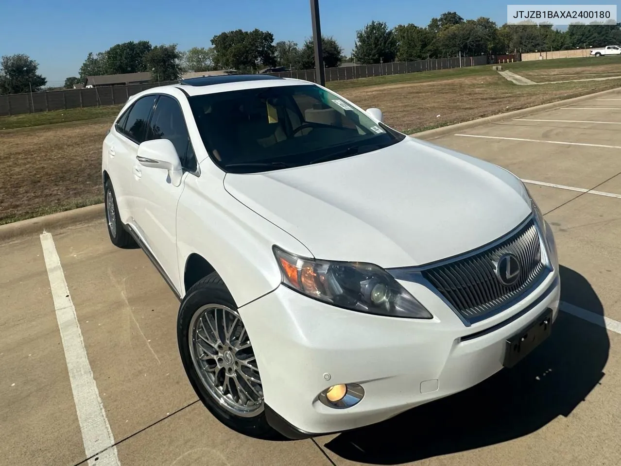 2010 Lexus Rx 450H VIN: JTJZB1BAXA2400180 Lot: 78222684