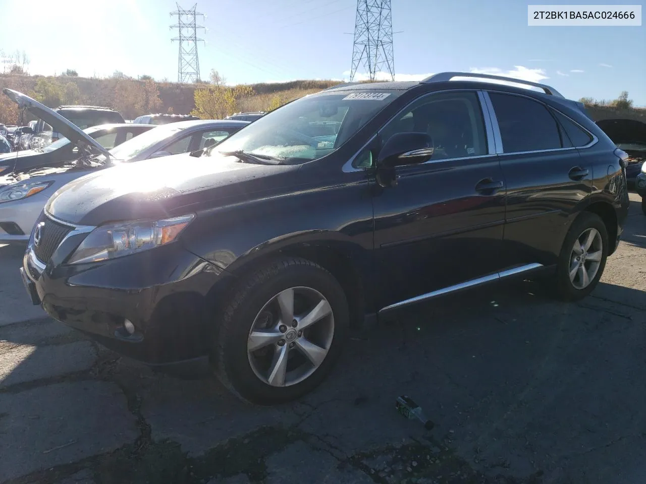 2010 Lexus Rx 350 VIN: 2T2BK1BA5AC024666 Lot: 79173744