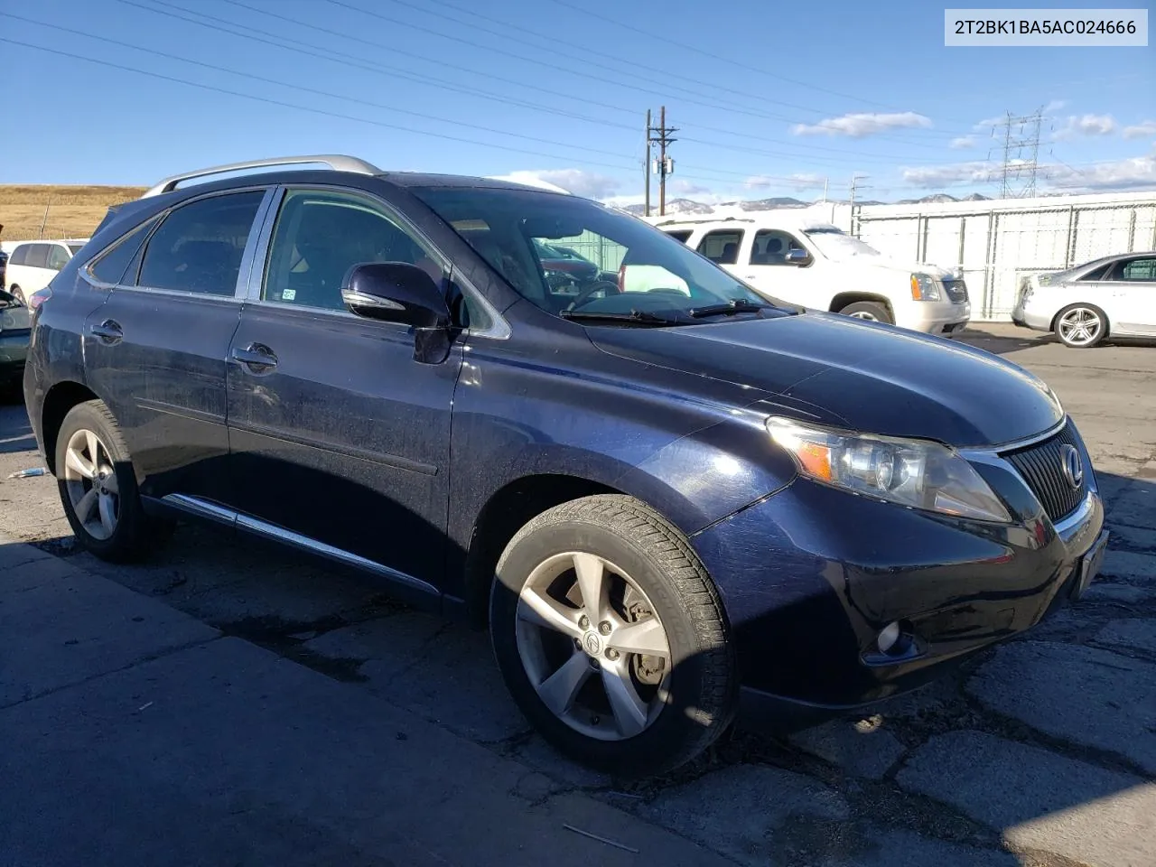 2010 Lexus Rx 350 VIN: 2T2BK1BA5AC024666 Lot: 79173744