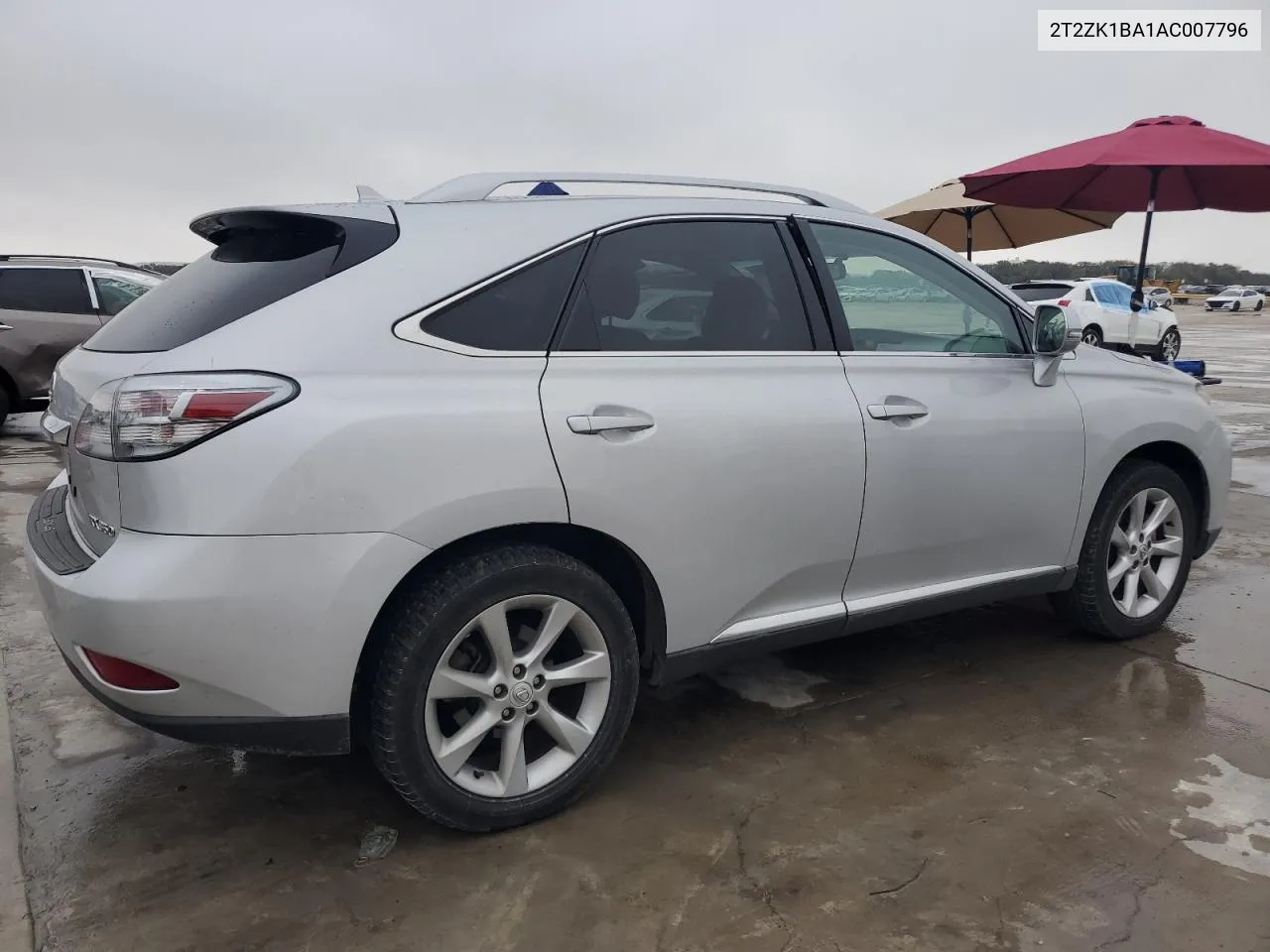 2T2ZK1BA1AC007796 2010 Lexus Rx 350