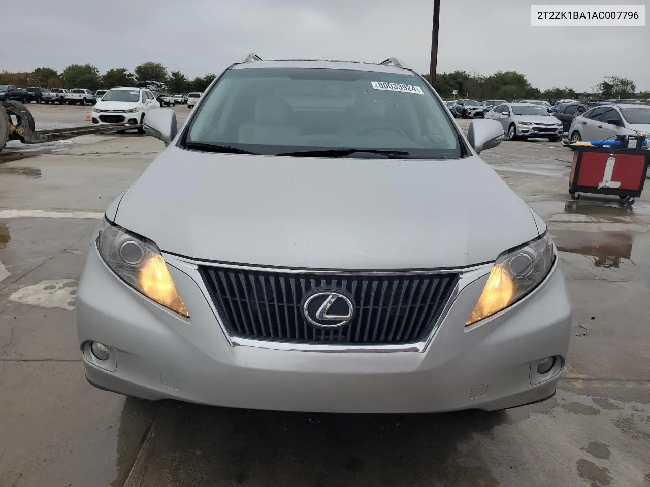 2T2ZK1BA1AC007796 2010 Lexus Rx 350