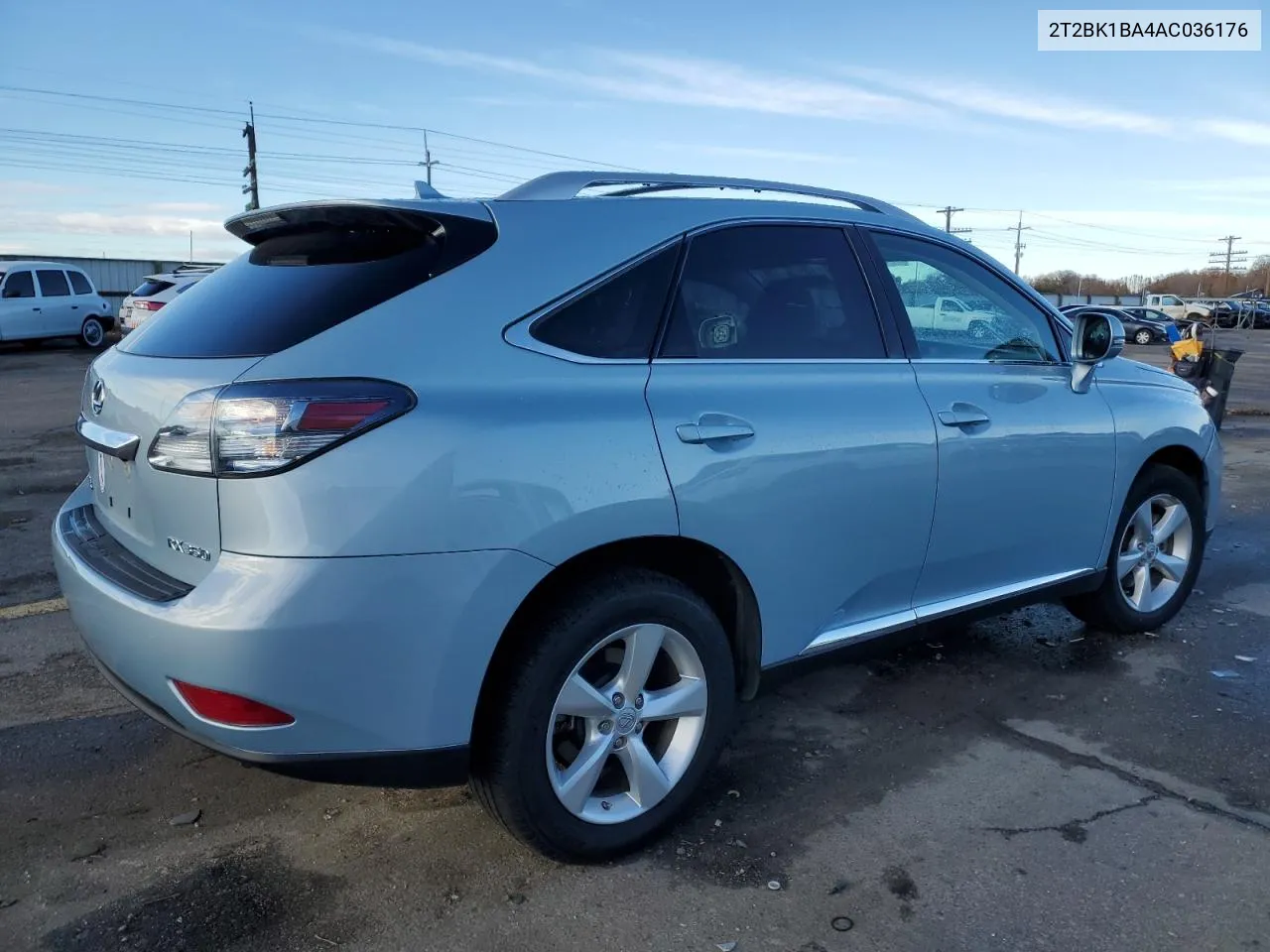 2010 Lexus Rx 350 VIN: 2T2BK1BA4AC036176 Lot: 80127484