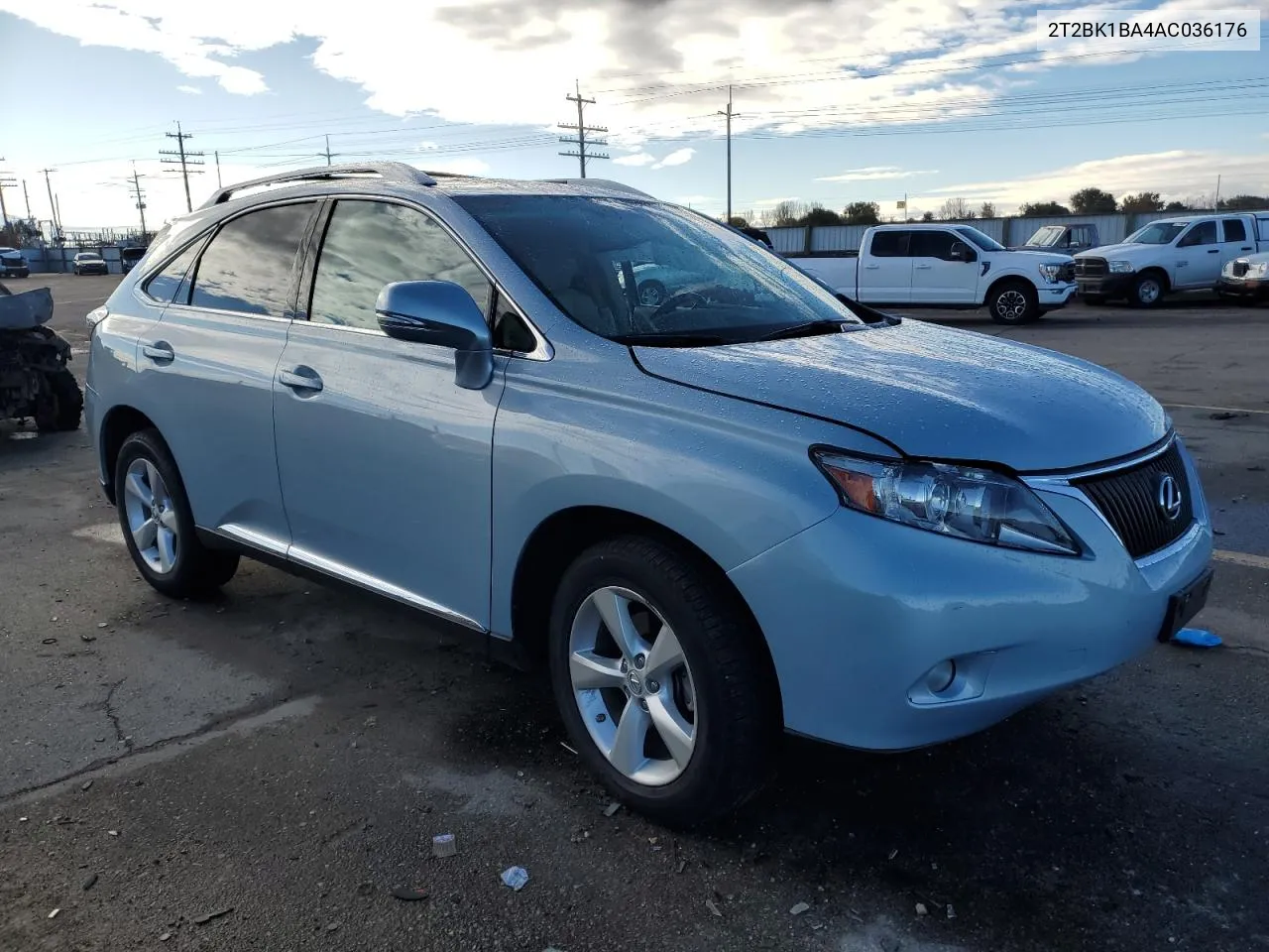 2010 Lexus Rx 350 VIN: 2T2BK1BA4AC036176 Lot: 80127484