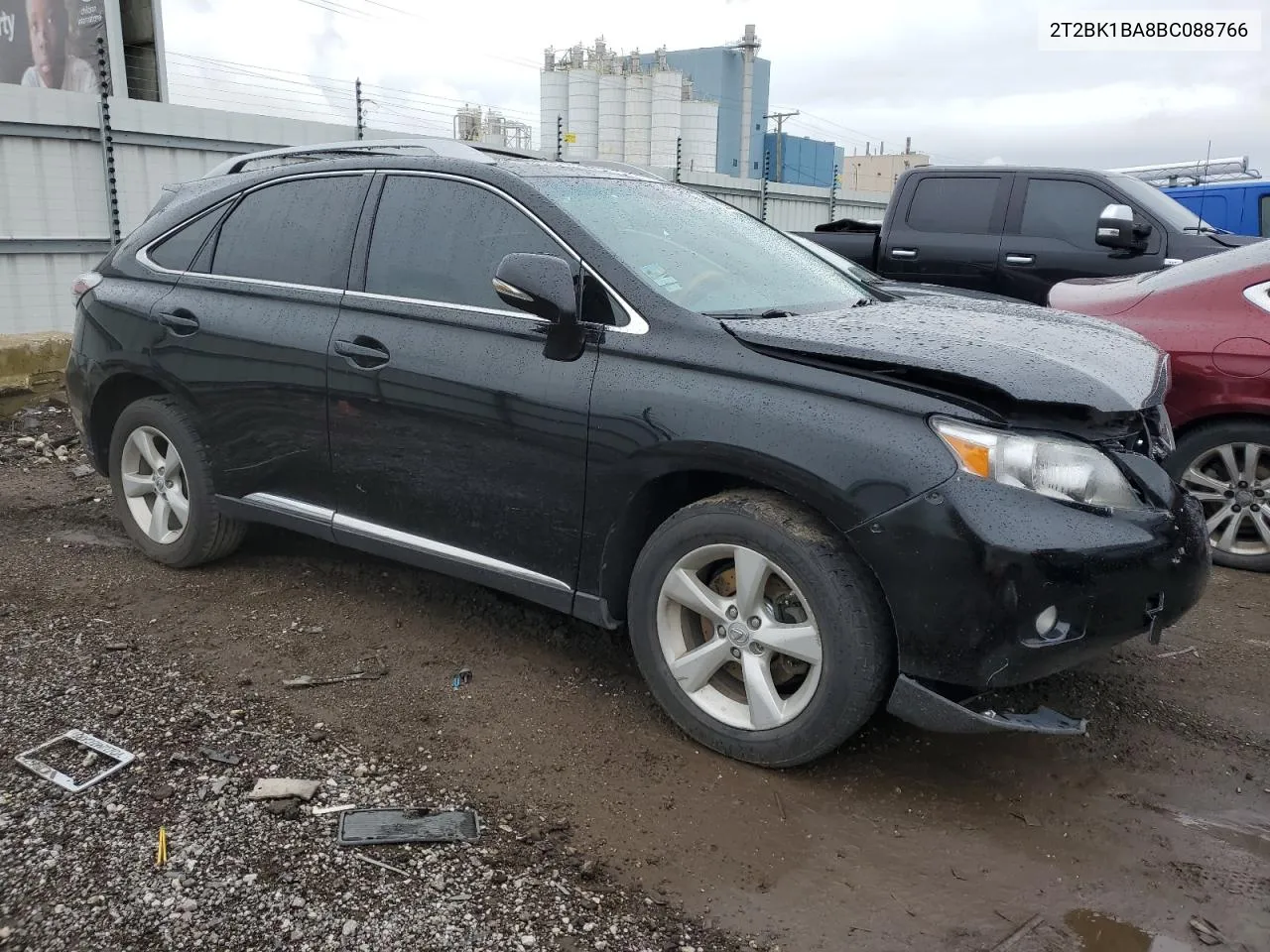 2011 Lexus Rx 350 VIN: 2T2BK1BA8BC088766 Lot: 53336654