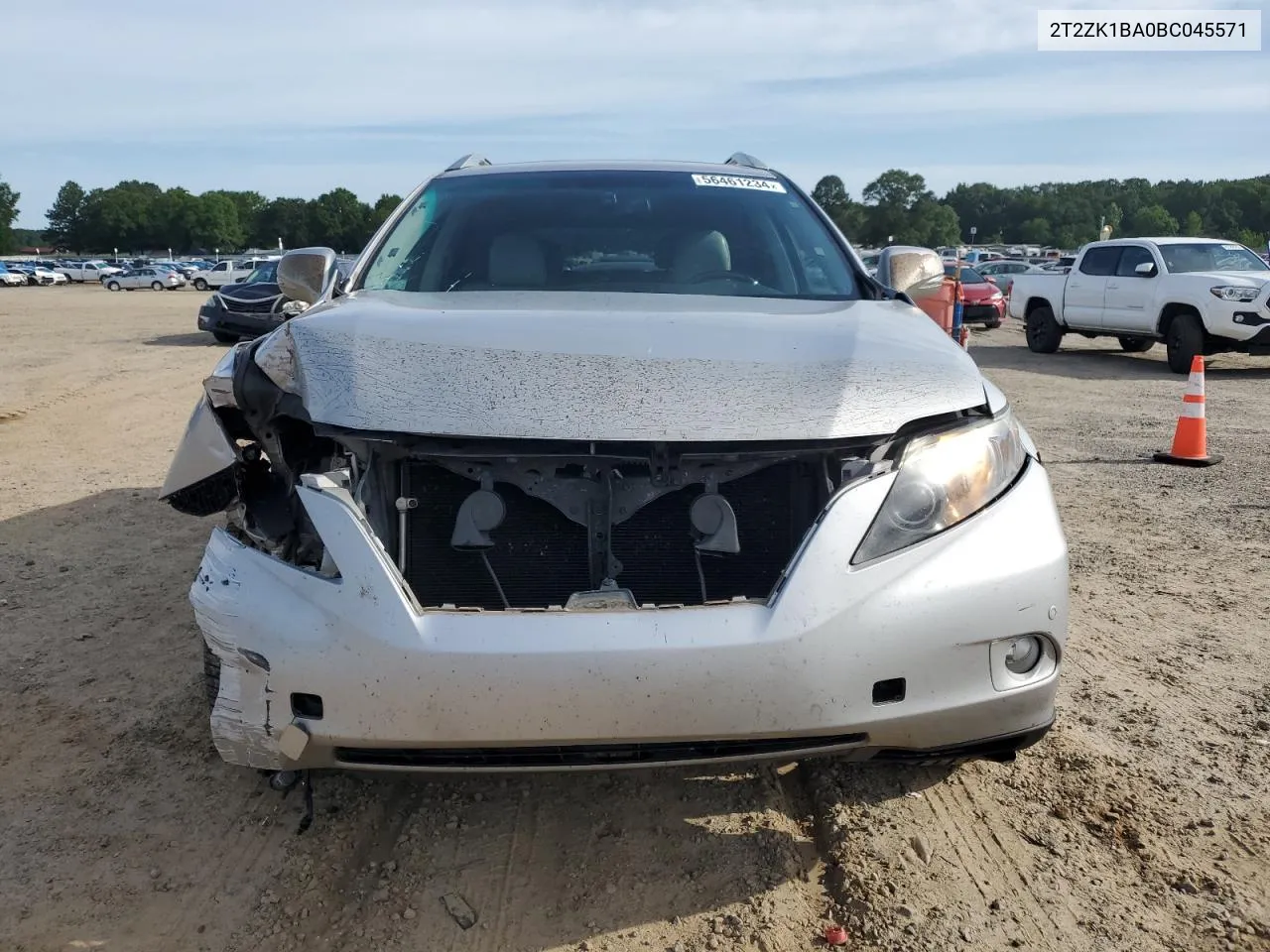 2011 Lexus Rx 350 VIN: 2T2ZK1BA0BC045571 Lot: 56461234