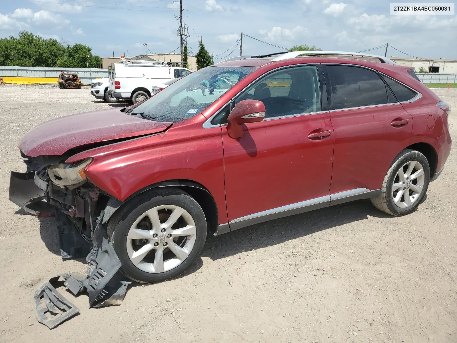 2011 Lexus Rx 350 VIN: 2T2ZK1BA4BC050031 Lot: 60944764