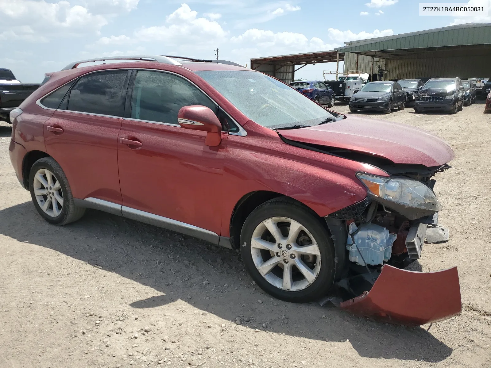 2011 Lexus Rx 350 VIN: 2T2ZK1BA4BC050031 Lot: 60944764