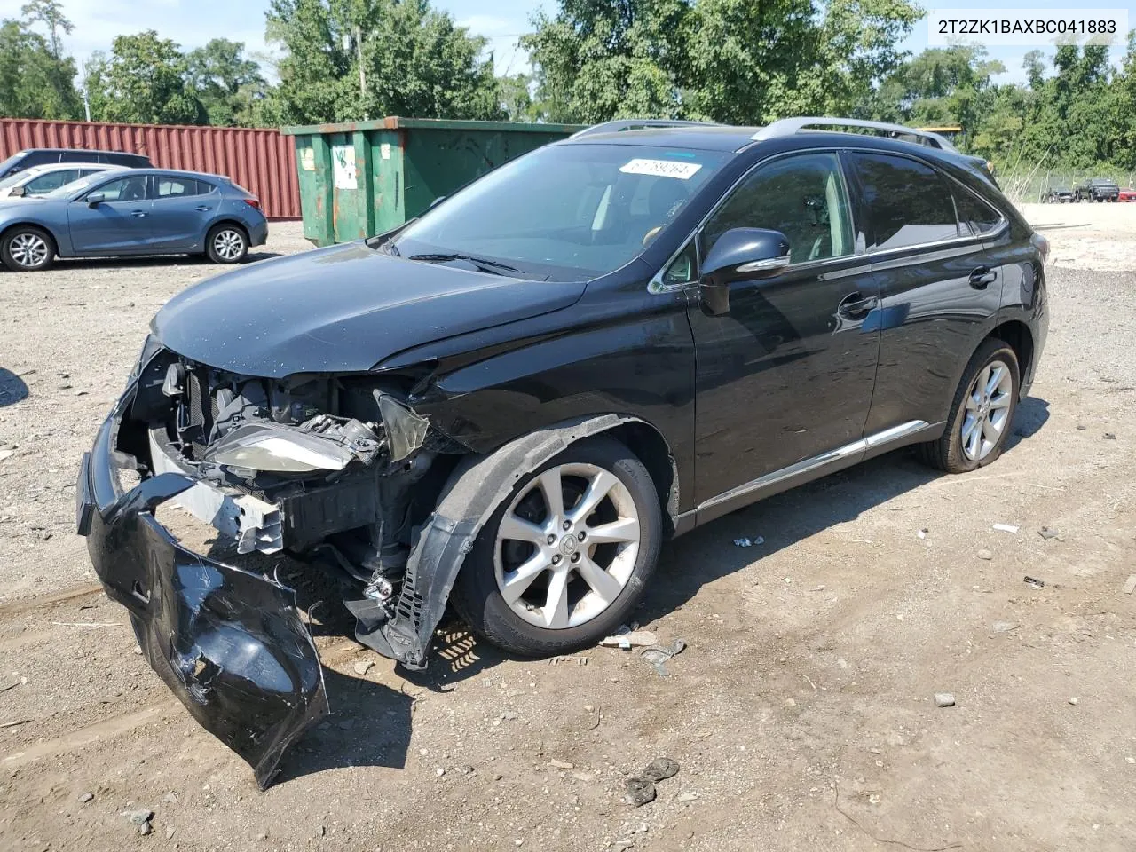 2011 Lexus Rx 350 VIN: 2T2ZK1BAXBC041883 Lot: 61789264