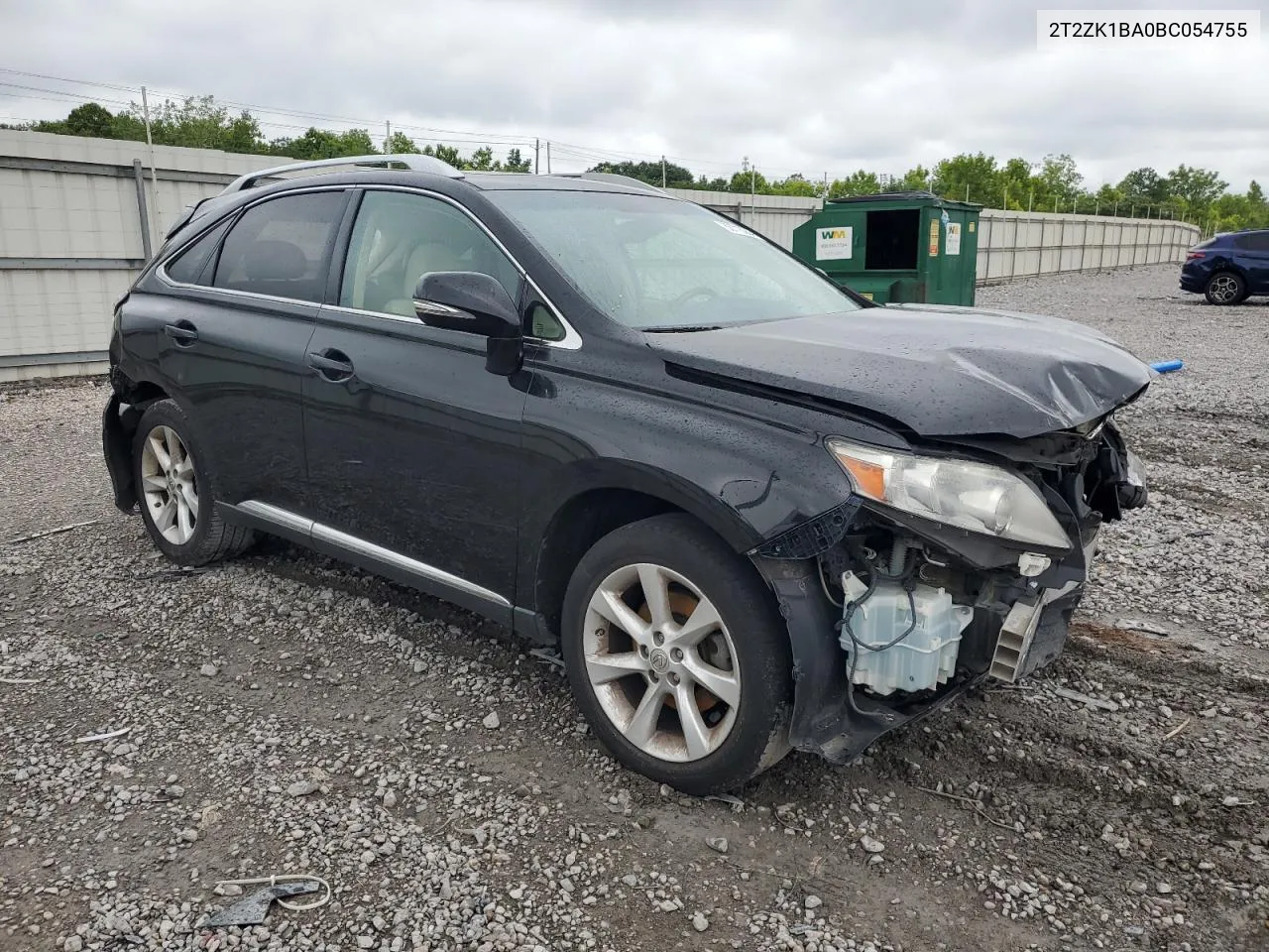 2011 Lexus Rx 350 VIN: 2T2ZK1BA0BC054755 Lot: 63718564