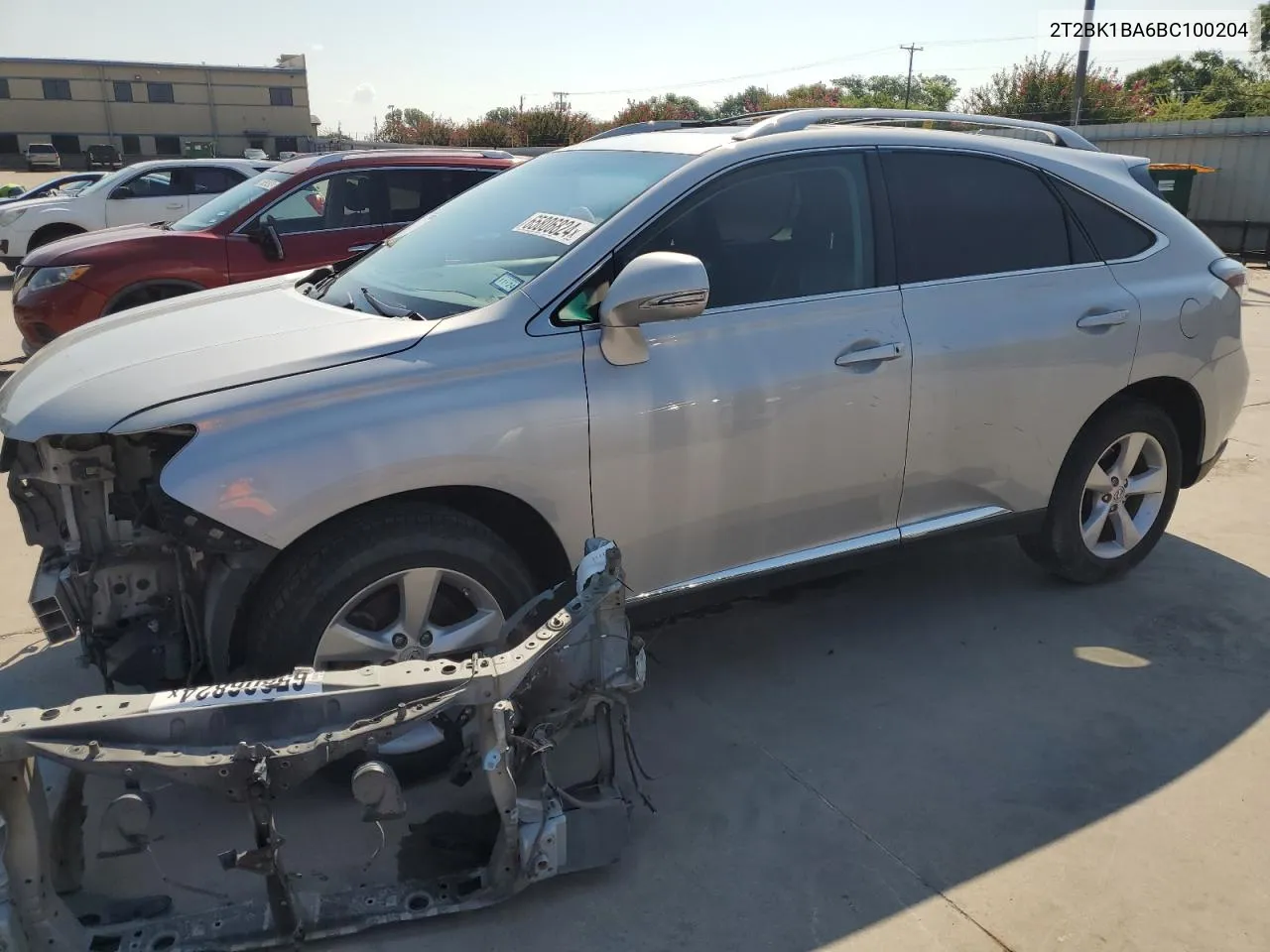 2011 Lexus Rx 350 VIN: 2T2BK1BA6BC100204 Lot: 65806824