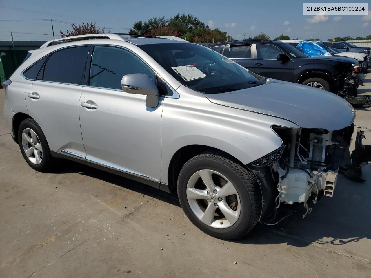 2011 Lexus Rx 350 VIN: 2T2BK1BA6BC100204 Lot: 65806824