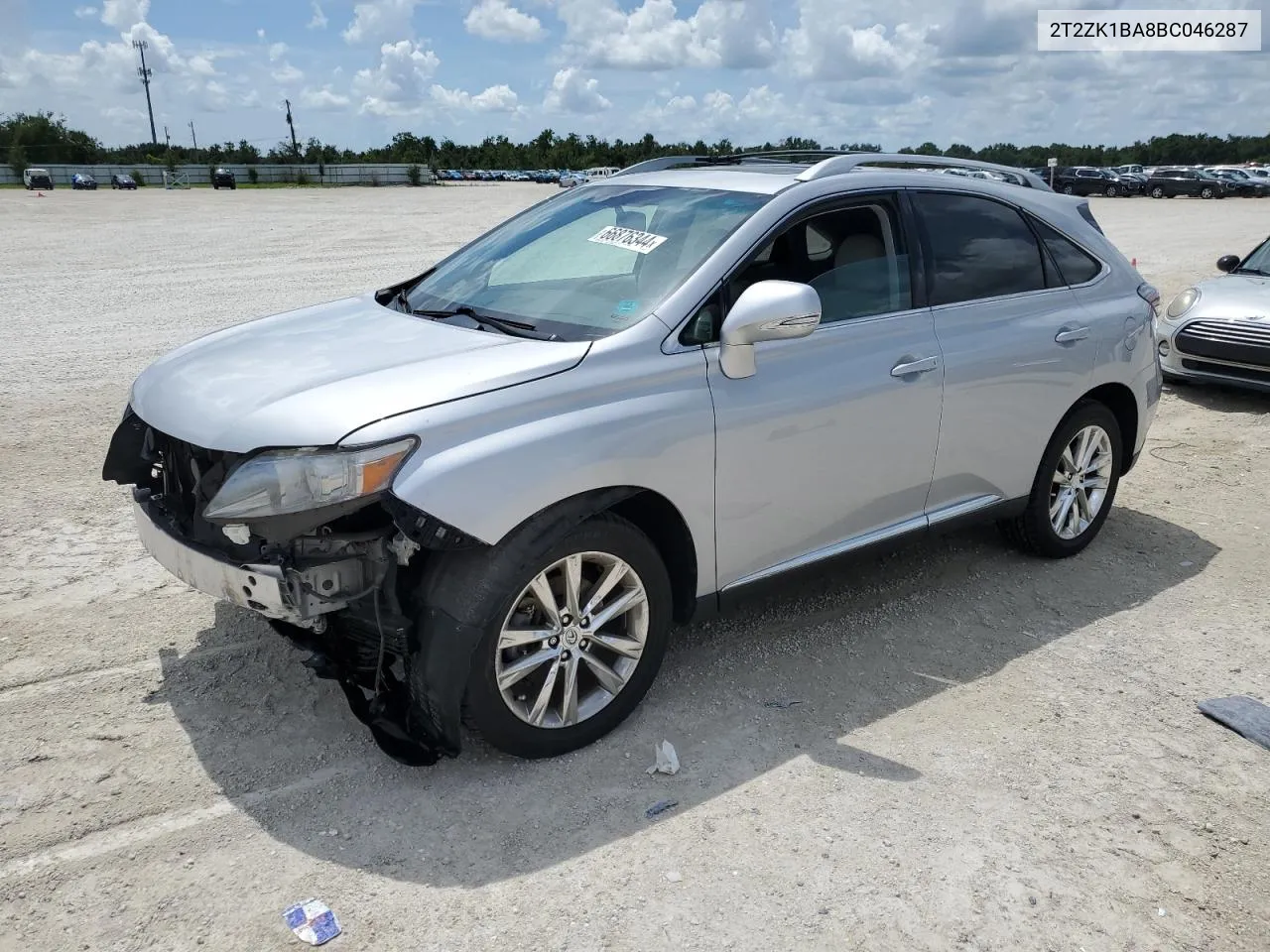 2T2ZK1BA8BC046287 2011 Lexus Rx 350