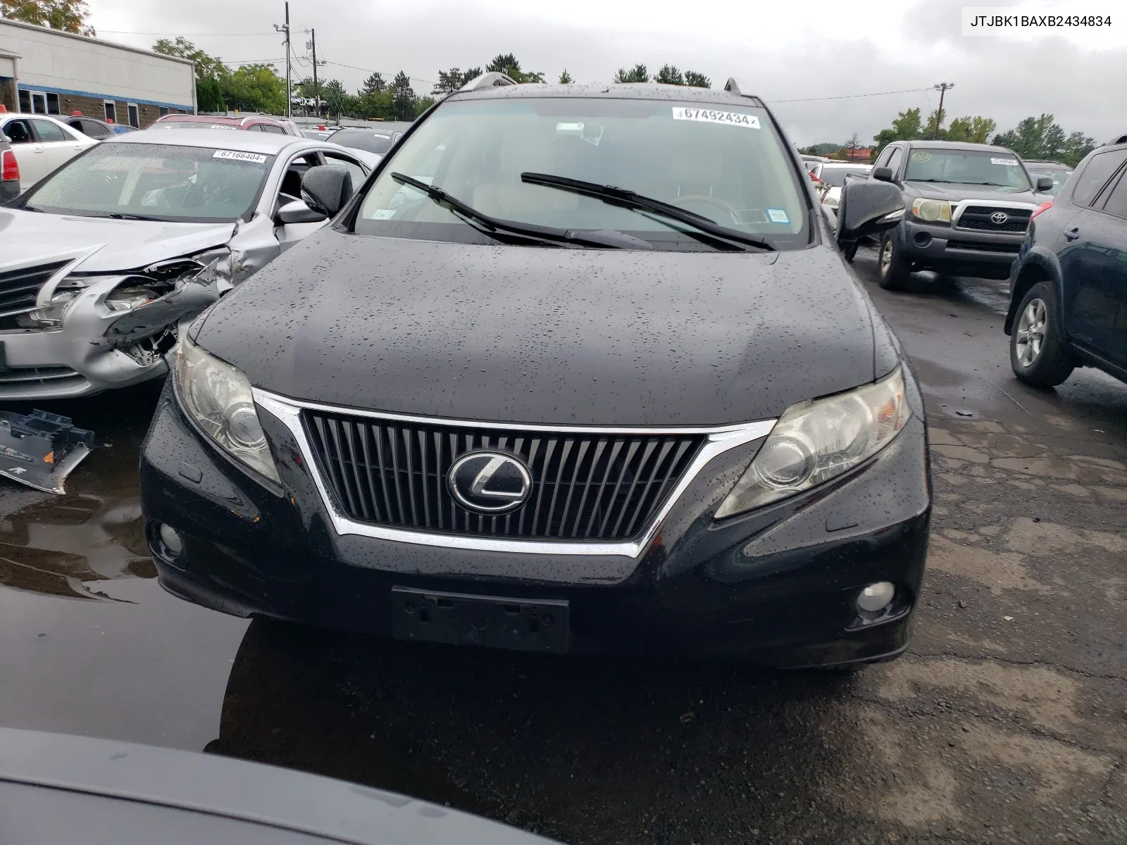 2011 Lexus Rx 350 VIN: JTJBK1BAXB2434834 Lot: 67492434